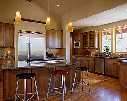 contemporary craftsman kitchen