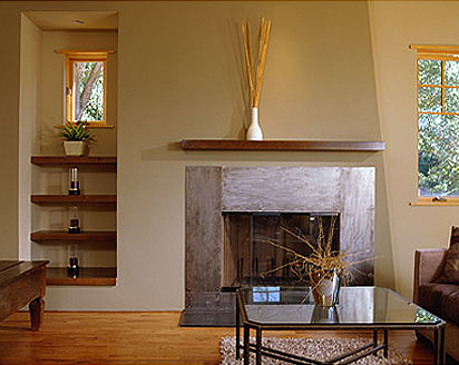 contemporary craftsman living room